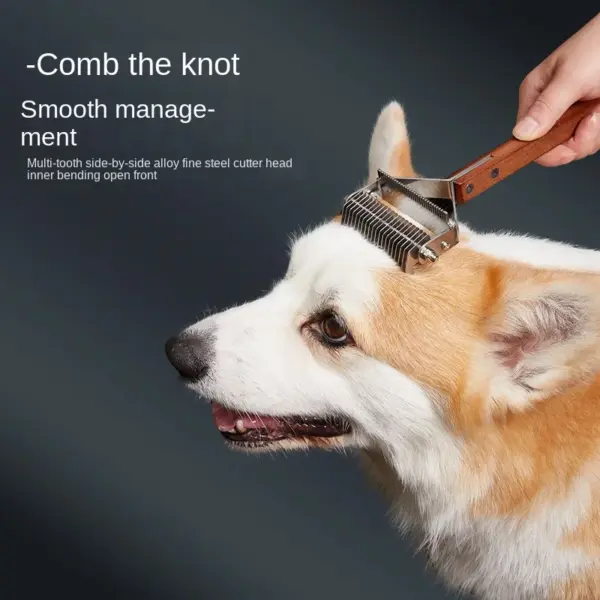 Pet Dog Brush Cat Comb Self Cleaning Pet Hair Remover Brush for Dogs Cats Grooming Tools Pets Dematting Comb Dogs Accessories - Image 2