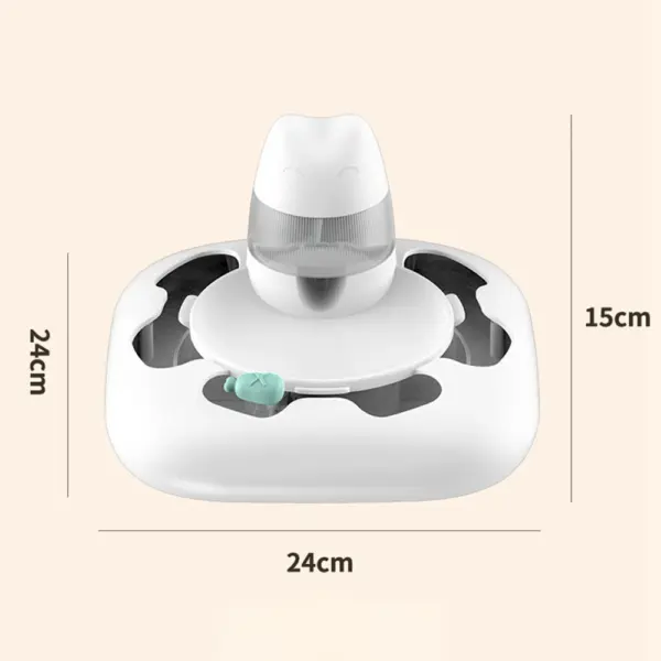Katzen und Hunde spielen Partner Raubtier maschine interaktive Haustier Katze Spielzeug Puzzle Slow Food Training USB Aufladen Katzen futter Spielzeug Haustier sup - Image 13