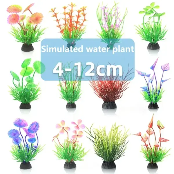 Aquarium Zubehör Anemone Unkraut Fisch Zubehör Kunststoff dekorieren Dekoration simulieren künstlich leuchtende Pflanzen Wasser - Image 4