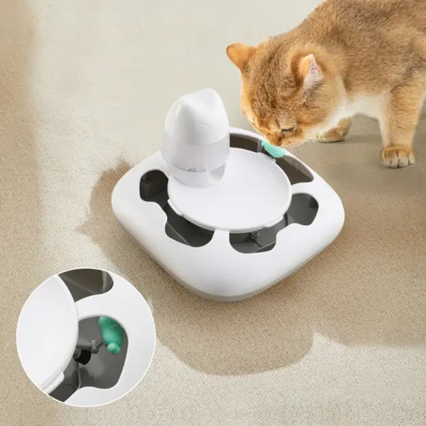 Katzen und Hunde spielen Partner Raubtier maschine interaktive Haustier Katze Spielzeug Puzzle Slow Food Training USB Aufladen Katzen futter Spielzeug Haustier sup - Image 9