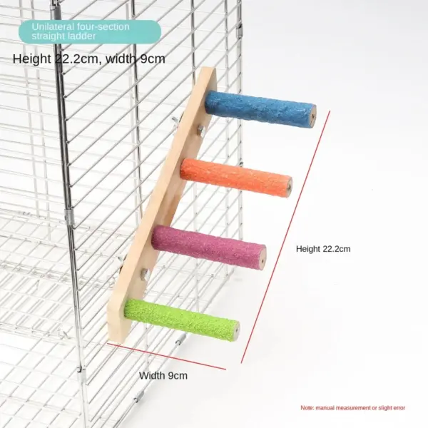 4/6/8 Step Bird Climbing Ladder Pet Interactive Ladder Parrot Grinding Claws and Teeth Climbing Toy Interactive Bird Accessories - Image 10