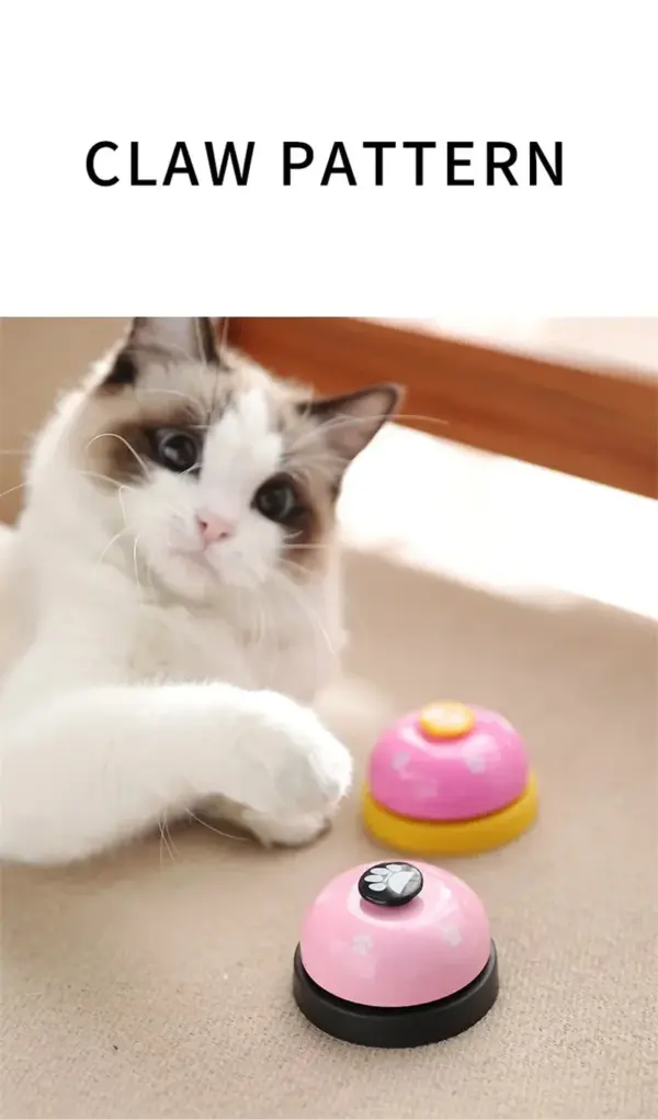 Hunde trainieren Glocken Katze Mahlzeit Glocke Welpen Fütterung Anruf Glocke Kind Hand Fähigkeit Training interaktive Katzen Spielzeug Haustier Training Knopf - Image 14