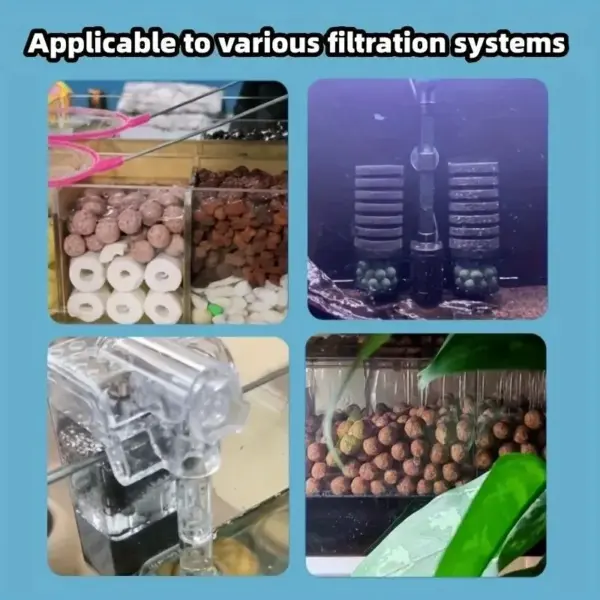 200g Aquarium Quartz Ball Fish Tank Filter Media Hollow Particles Biological Ball Bio Filter for Aquarium Accessories - Image 4