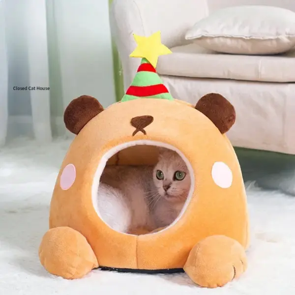 Faltbare Haustierhaus-Welpenhüttenmatte für Hunde, Tiere, Katzen, Kätzchen, Nest, kleine Hunde, Korb, Teddy, Chihuahua, Katzenbetten 2025,