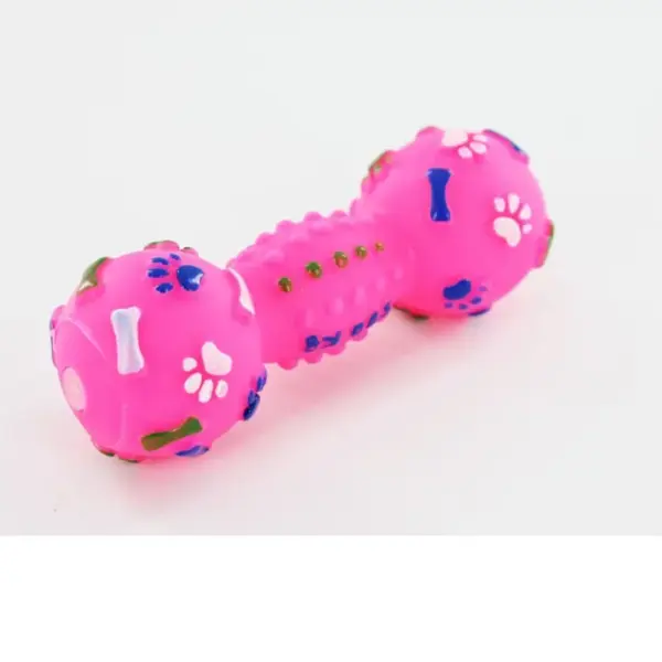 Kunststoff Knochen Hund Spielzeug Haustier Katze Spielzeug für Hunde Hantel Interaktive Squeeze Squeaky Pet Kauen Spielzeug Pet Sound Hunde Spielzeug - Image 3