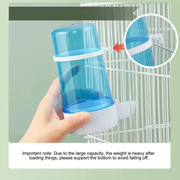Bird Water Dispenser For Cage Automatic Bird Feeder And Waterer For Parrots Automatic Bird Feeder Bird Watering Supplies Water - Image 5