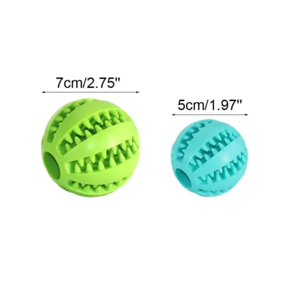 Hund Spielzeug Ball Interaktive Gummi Bälle Welpen Kauen Spielzeug Haustier Zahn Reinigung Ball Katzen Haustiere Lebensmittel Behandeln Feeder Silikon Bälle Spielzeug - Image 6