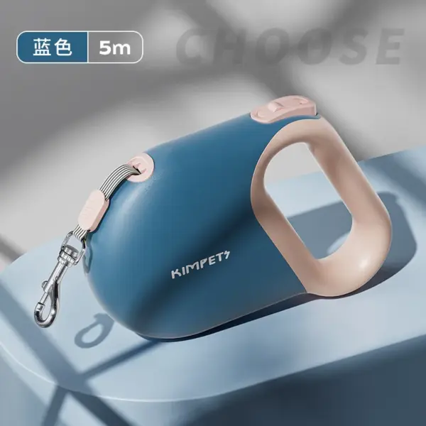 5m Retractable Dog Leash Comfortable Nylon and Plastic Pet Leash With Cartoon Print Reflective and Thick With Handle for Dogs - Image 10