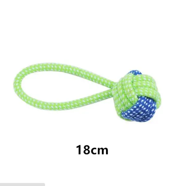 Haustier-Hundespielzeug für große und kleine Hunde, interaktives Baumwollseil, Mini-Hundespielzeug, Ball für Hunde, Zubehör, Zahnbürste, Kauspielzeug für Welpen - Image 15