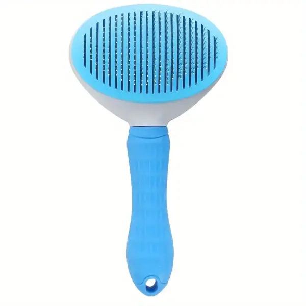 Dog brush, cat brush, self-cleaning pet brush for combing long and short hair dogs, cats, rabbits, etc. to remove loose hair - Image 9