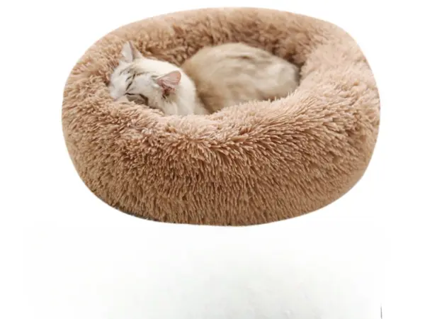 Plüsch-Haustiernest für Zuhause, Winter-Katzennest, Hundenest, warm, abnehmbar und waschbar, rundes Katzennest, Haustierbett, saisonale universelle Dekoration - Image 12