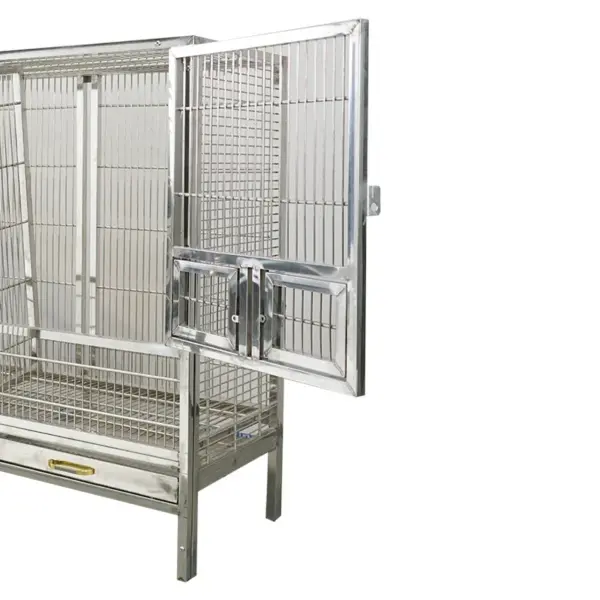 Love Bird Double Cage Stainless Steel Large Vintage Bird Cage Jaulas De Cotorras Luxury Pet Bird Parrot Macaw Breeding Cage - Image 10