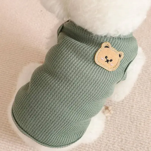 Dog Vest Pet Cat Clothing Four Colors Of Polyester Fabric Breathable Sweat Resistant Easy To Clean Fun Viewing - Image 3