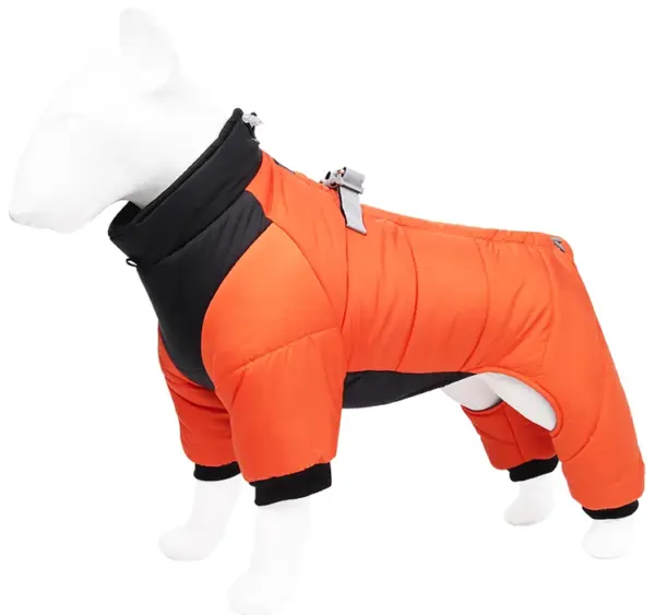 Dog Clothes Four Feet Clothing Warm Winter Coat Reflective Rainproof Dog Clothes Windproof Overall for Dogs Pet Cotton Clothes - Image 20
