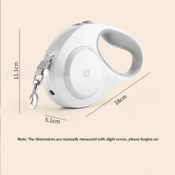 Automatic Retractable Dog Leash 5m LED Light Scalable Dog For Puppy Walking Running Outdoor Travel Hiking Traction Nylon Strap - Image 6