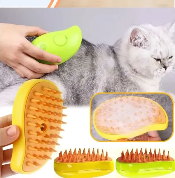 Dampfbürste für Katzen und Hunde, Dampfbürste, elektrisches Sprühgerät für Massage, Haustierpflege-Werkzeug, Haarausfall, 3-in-1 elektrische Sprays, Massagekämme - Image 13