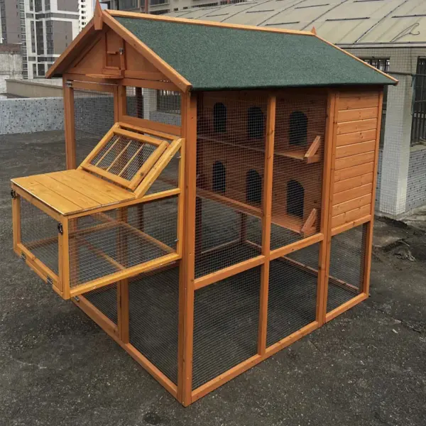 Manufacturer Outdoor Wooden Bird Cage Bird Nest Solid Wood  Cage  Cage  Nest Large  Breeding Special Cag - Image 2