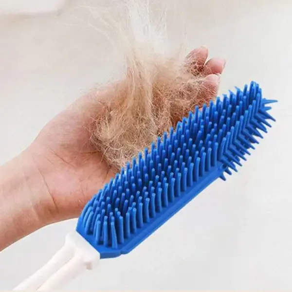 Dog Bathing Massage Brush Puppy Grooming Hair Remover Shower Combs Dog Soft Long Handle Bath Brush Cat Cleaning Accessories ﻿ - Image 4