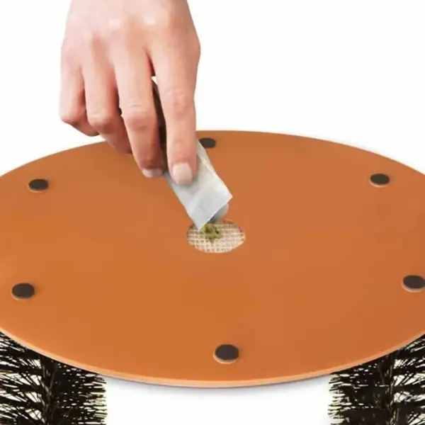 Katzenspielzeug Bogen Selbst Grooming Pamper Katze mit einer Massage Pflege Reibbürste mit Kratzpad Spielzeug für Katzen Interaktives Spielzeug - Image 9