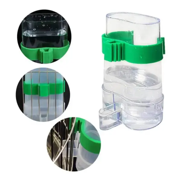 Automatic Bird Water Dispenser Bird Drinking Feeder Transparent Bird Cage Water Fountain for Budgie Cockatiel Lovebird Canary - Image 8