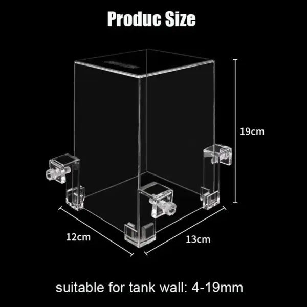 Creative Aquarium Tank Negative Pressure Fish Tank Ecological Aquascape Decoration Small Fish Beta Fish Tank Bowl Isolation - Image 7