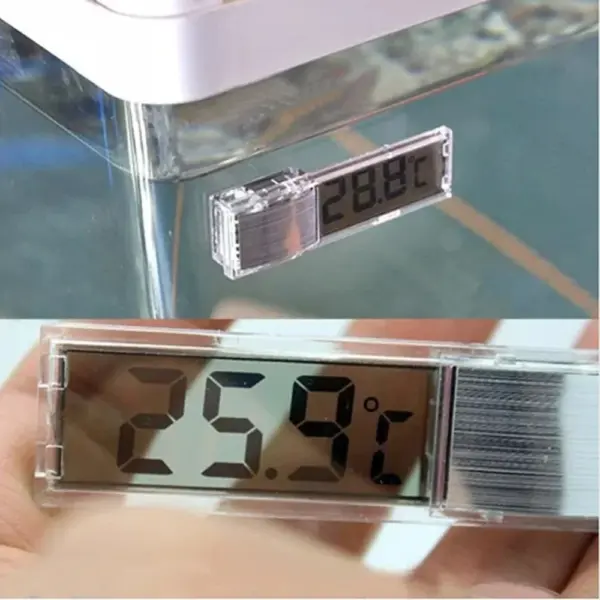 Aquarium Thermometer Elektronische LCD Digital Aquarium Temperatur Messung Aquarium Temp Meter Aquarium Zubehör - Image 2