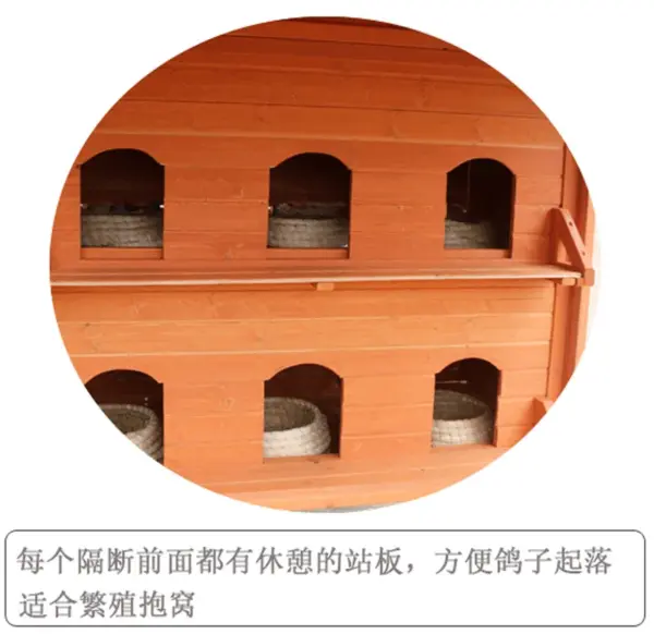 Manufacturer Outdoor Wooden Bird Cage Bird Nest Solid Wood  Cage  Cage  Nest Large  Breeding Special Cag - Image 15