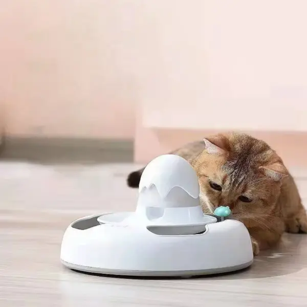 Katzen und Hunde spielen Partner Raubtier maschine interaktive Haustier Katze Spielzeug Puzzle Slow Food Training USB Aufladen Katzen futter Spielzeug Haustier sup - Image 16
