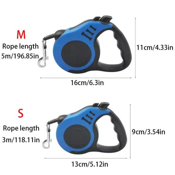 3m/5m Retractable Dog Leash Automatic Telescopic Tractor Dog Rope Flexible Nylon Leash Traction Puppy Cats Dogs Pet Supplies - Image 2