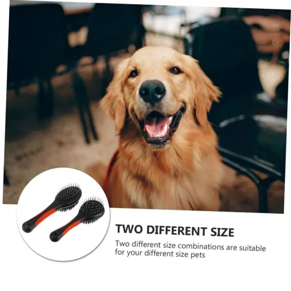 Double Sided Dog Brush Two Sided Pin Bristle Pet Brush Pet Hair Comb Dense Bristle Brush Deshedding Dog Brush Dog Pin Brush - Image 14