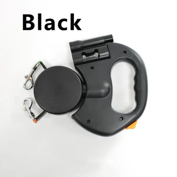 Retractable Dual Doggie Leash with LED Light, 360 Swivel No Tangle for Each Dog Independent Braking with 3M Reflective Leads - Image 7