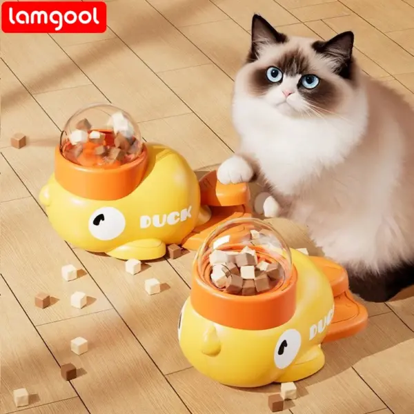 Katze Spielzeug Katze Automatische Feeder Katze Interaktives Spielzeug Haustier Automatische Lebensmittel Behandeln Dispenser Pet Snack Feeder Hund Training Haustier - Image 2