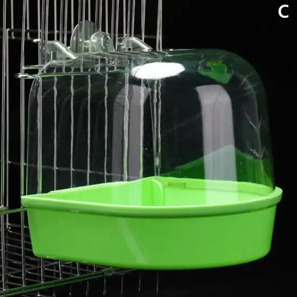 Hanging Bird Bath Is Waterproof Wear-resistant And Easy To Clean Cage-style External Bath For Birds Such As Parrots And Myn - Image 9
