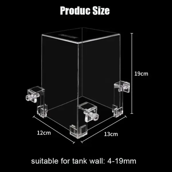 Creative Aquarium Tank Negative Pressure Fish Tank Ecological Aquascape Decoration Small Fish Beta Fish Tank Bowl Isolation - Image 13