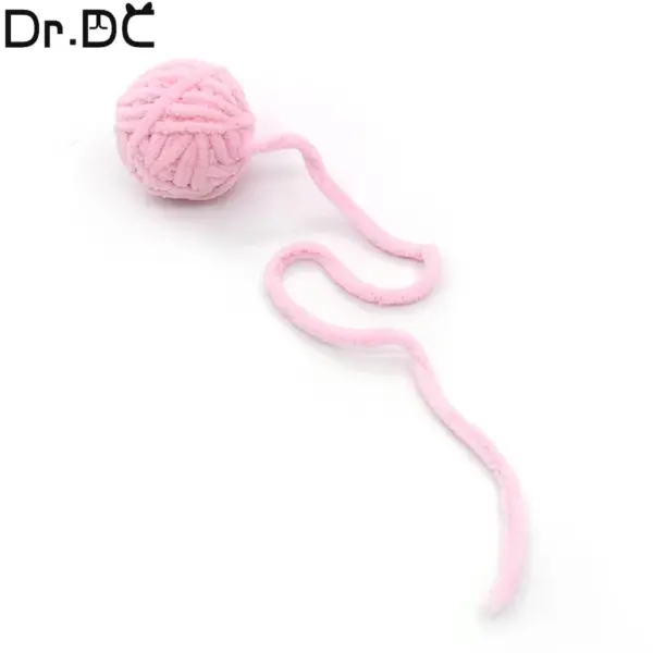Dr.DC Katzenspielzeug für Haustiere sind selbstunterhaltend, zum Kauen und Necken von Katzen, Spielzeugbälle aus farbiger Wolle, Hundezubehör, Zappelspielzeug für Katzen, Zubehör - Image 5