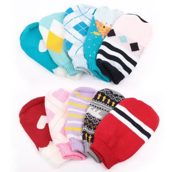 Cat Clothes Gatos Sweater Pet Dog Clothing for Small Medium Puppy Dogs Cats Winter Warm Coat Teddy Pug Jacket Soft Vest New - Image 3