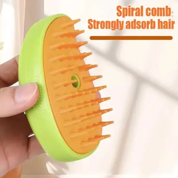 Steamy Dog Brush Electric Spray Cat Hair Brush 3 In1 Dog Steamer Brush for Massage Pet Grooming Removing Tangled and Loose Hair - Image 13
