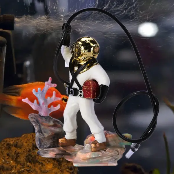 Aquarium Landscaping Oxygen Pneumatic Toy Diver Ecological Fish Tank Decorations - Image 5