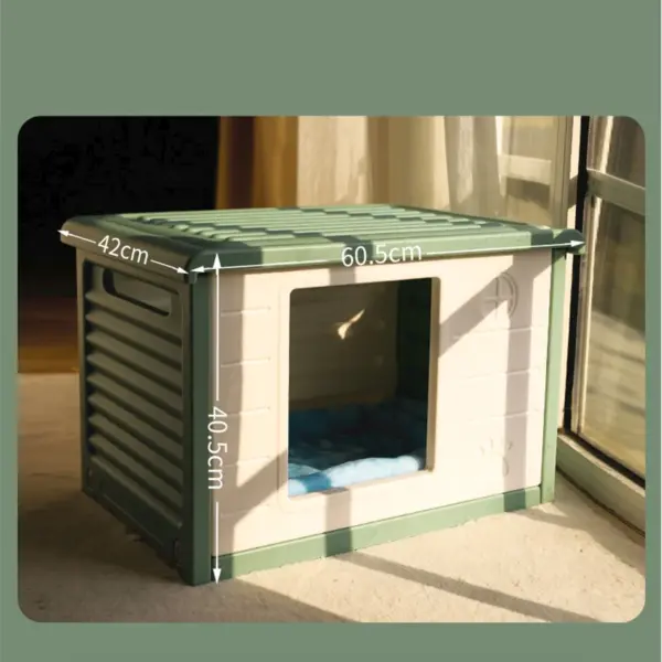 HOOPET Katzenstreu Katzenhaus Cottage Sommer Outdoor Regenfeste Hundehütte Katzenhaus Streunende Katze Outdoor Nester - Image 24