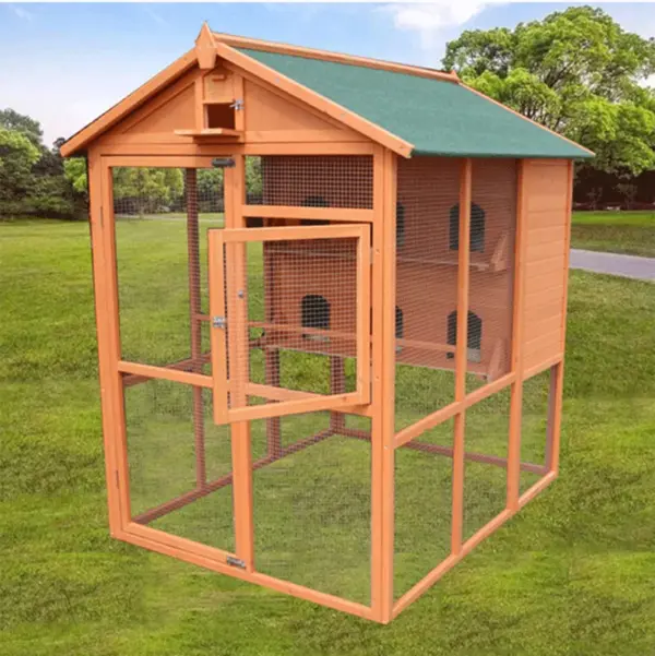 Manufacturer Outdoor Wooden Bird Cage Bird Nest Solid Wood  Cage  Cage  Nest Large  Breeding Special Cag - Image 9