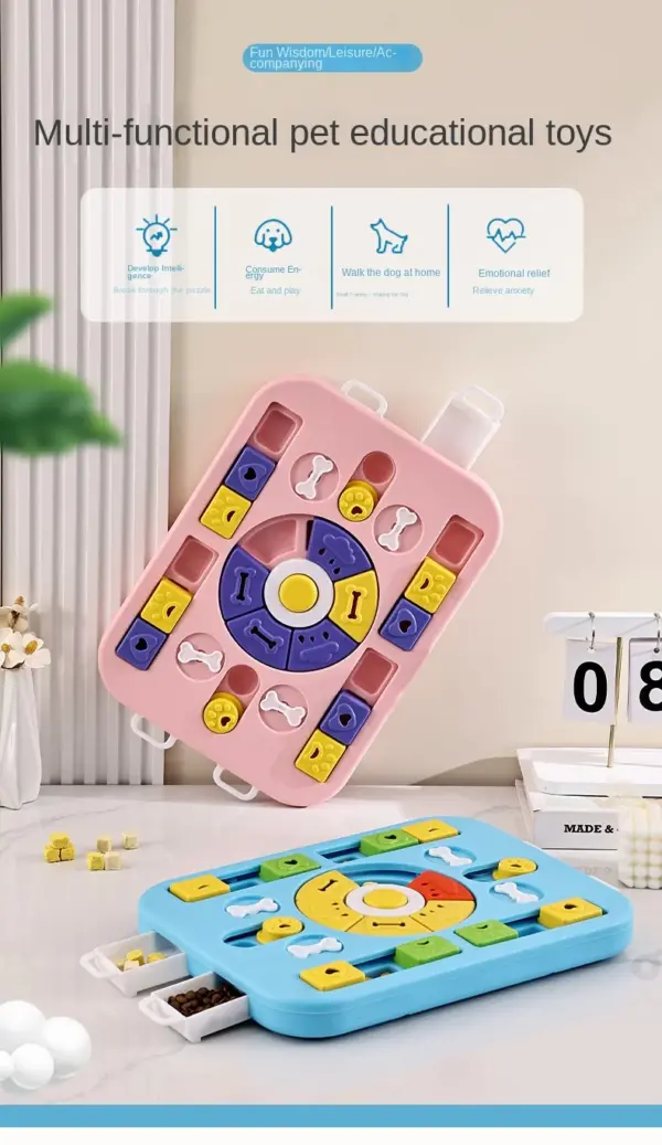 Hundespielzeug für Welpen, interaktives Hundespielzeug für das Training, Hundeanreicherungsspielzeug für große, mittelgroße und kleine intelligente Hunde, Haustier-Puzzles - Image 11