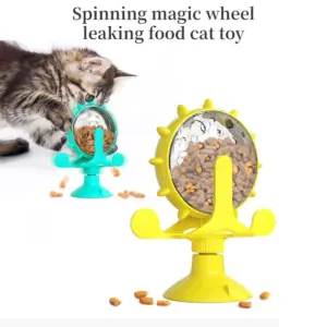 Hund Katze Fütterung Interaktive Rad Spielzeug Haustier Undichte Futter Training Ball Langsam Hund Feeder Lustige Hund Rad Haustier Produkte