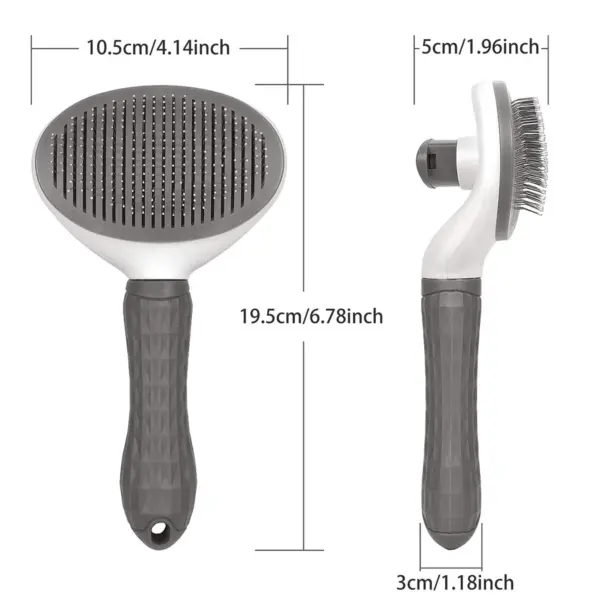 Hair Remover Brush Dog and Cat Non-slip Beauty Brush Dog Grooming Equipment Pets Stainless Steel For Dogs Pet Hair Removal Comb - Image 6