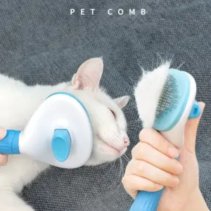 Haustier Hund Haar Bürste Katze Kamm Pflege Und Pflege Katze Pinsel Edelstahl Kamm Für Lange Haare Hunde Reinigung Haustiere Hunde Zubehör