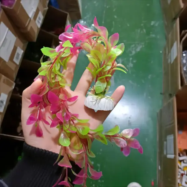 Aquarium Decorations Artificial Plants Simulation Artificial Flowers Environmentally Friendly Fish Tank Materials Accessories - Image 3