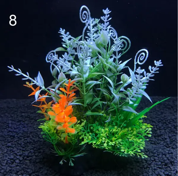 Aquarium decoration a variety of simulated plants aquatic plants aquatic plants aquarium plants decorative products - Image 8