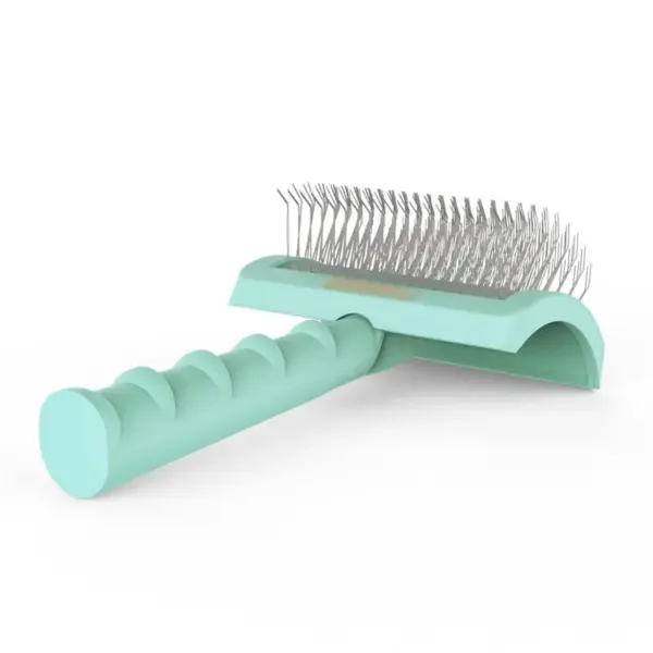 Long Pin Dog Slicker Brush Pet Brush for Long Haired Dogs Poodles Doodles Golden Doodle Brush for Grooming Removes Loose Fur - Image 10