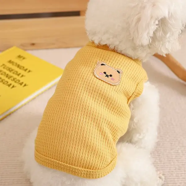 Dog Vest Pet Cat Clothing Four Colors Of Polyester Fabric Breathable Sweat Resistant Easy To Clean Fun Viewing - Image 2