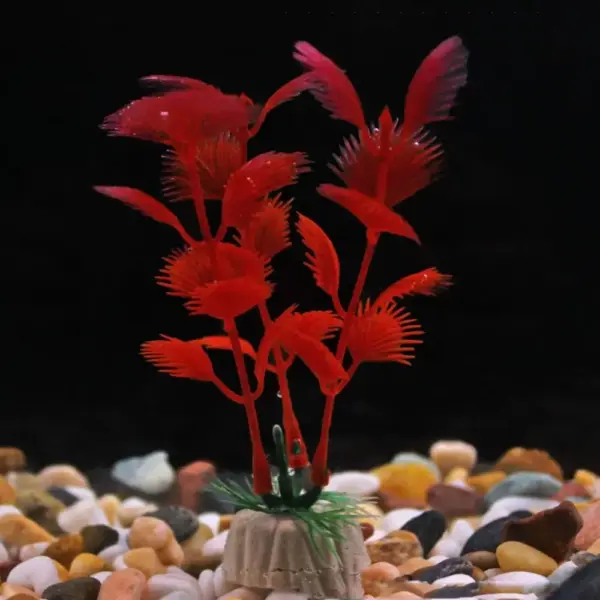 Artificial Aquarium Decor Plants Water Weeds Ornament Plastic Aquatic Plant Fish Tank Decorate Accessories Aquarium Accesories - Image 11