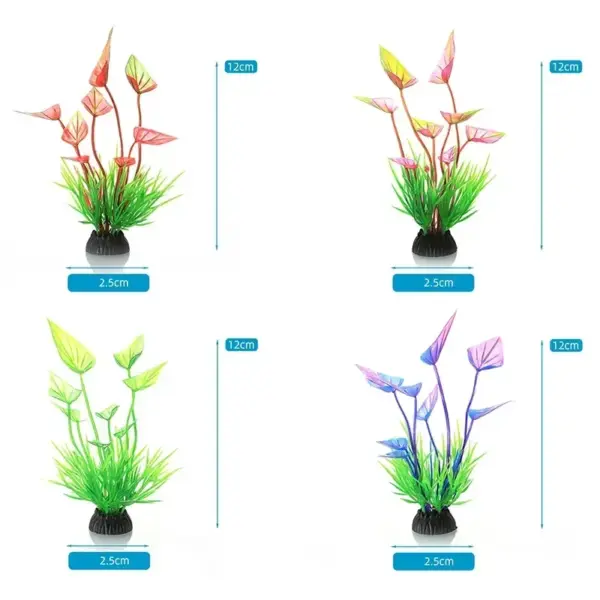 Aquarium Zubehör Anemone Unkraut Fisch Zubehör Kunststoff dekorieren Dekoration simulieren künstlich leuchtende Pflanzen Wasser - Image 5